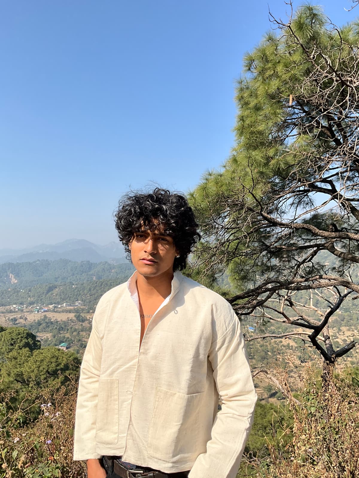 Lhamo Ivory Khadi Jacket 