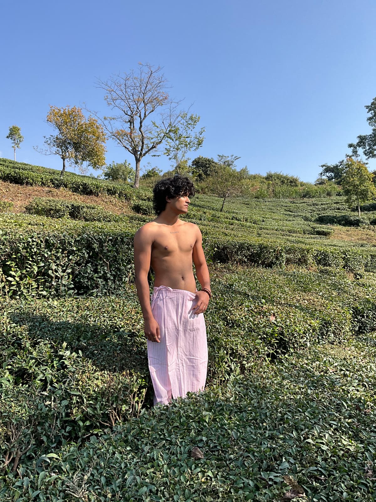 Hakama-Inspired Overlap Trousers